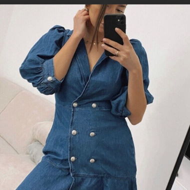 Robe en jean Zara 