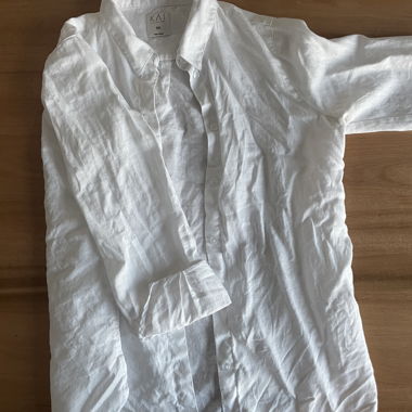 White linen shirt 