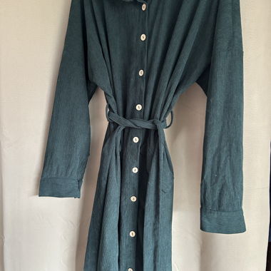 Long corduroy dress