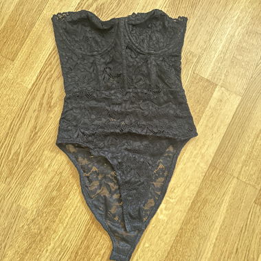 Zara Black Lace Bodysuit