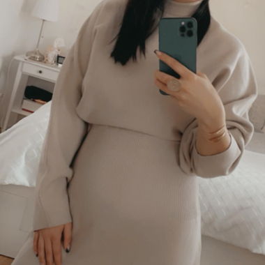 Robe beige