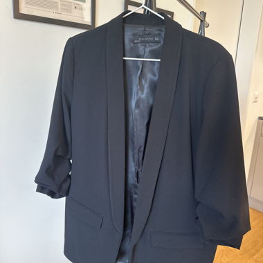 Blazer oversize nero