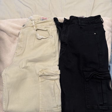 2 pantalons cargo 