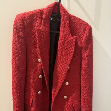Blazer Rouge Zara