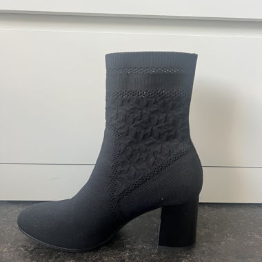 Bottines en tricot noires