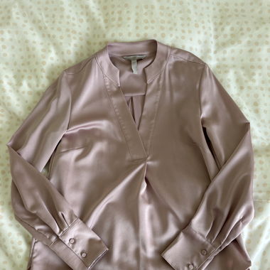 elegante altrosa Bluse