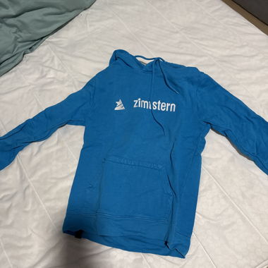 Zimtstern Hoodie blau