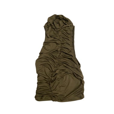 trendy olive green top