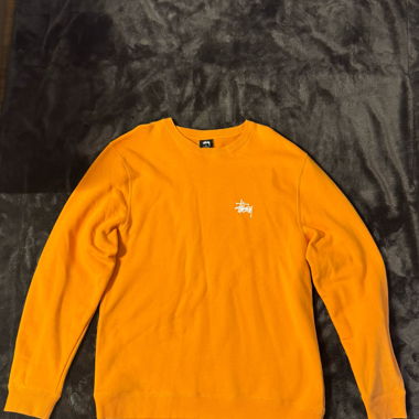 Pull jaune Stüssy sans capuche
