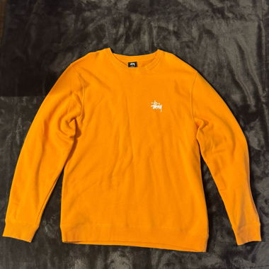 Pull jaune Stüssy sans capuche