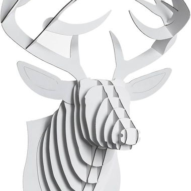 Tête de cerf en carton Bucky