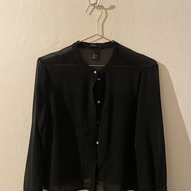 Transparente Bluse