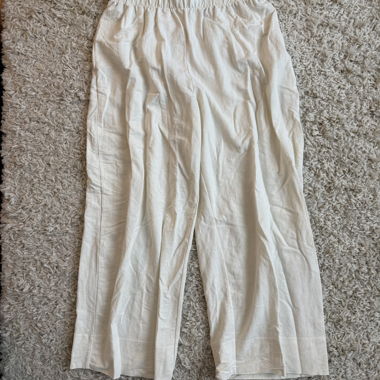 Pantalon ample en tissu