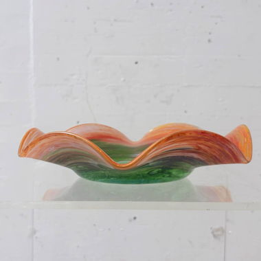 Coupe en verre style Murano, années 1970