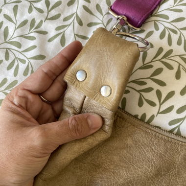 Umhängetasche aus Leder – Vintage CIN BAG, handwerklich