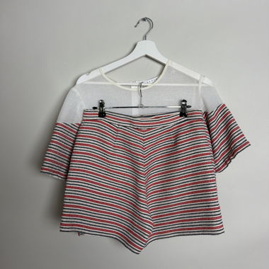 Set in tweed a righe Sandro