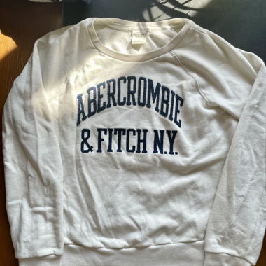 Abercrombie & Fitch A&F White Sweater (Grösse M)