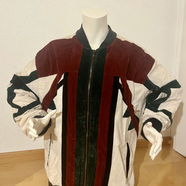 Jacke mit Samtdetails