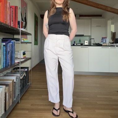 Pantalons taille haute habillés