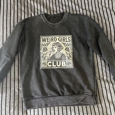 Black Graphic Sweatshirt