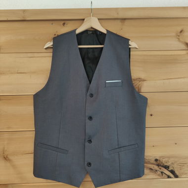 Gilet da completo grigio scuro