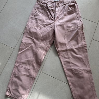 Pantaloni cargo rosa