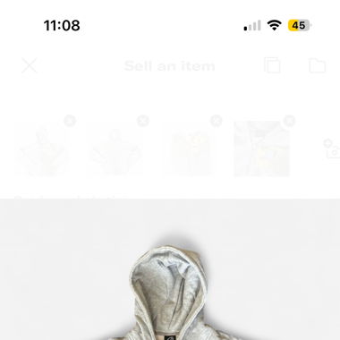 GREY HOODIE CORTEIZ 