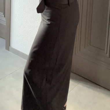 Jupe midi C&A marron taille 42