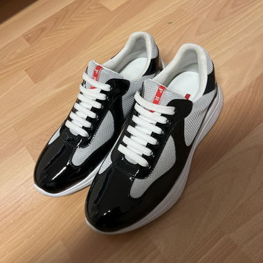 Sneakers Prada cups nero/bianco