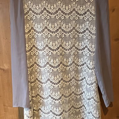 Abito in pizzo Ted Baker con maniche in chiffon