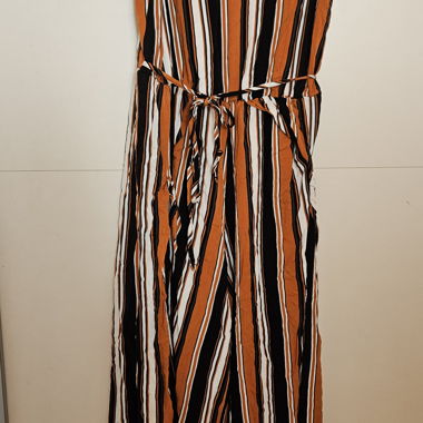 Jumpsuit with leg slits