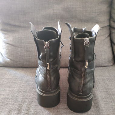 Ash combat boots