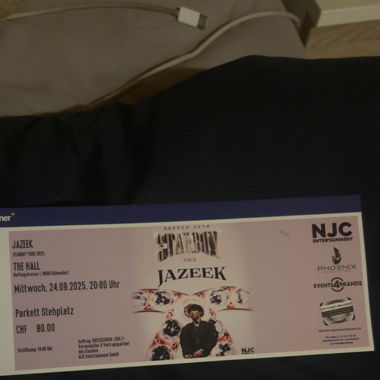 Jazeek Zürich Ticket