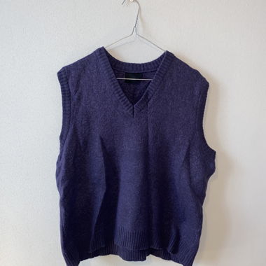 Strickweste lila