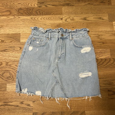Light Blue Denim Skirt