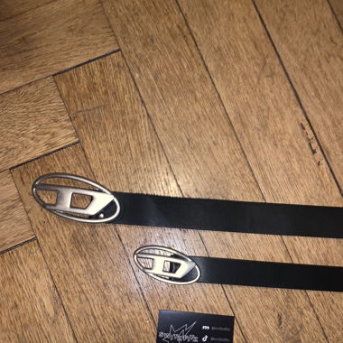Black Diesel Belts Silver Buckle (Men's / Women's)