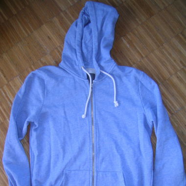 Hoodiejacke hellblau