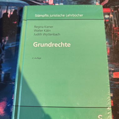 Buch Grundrechte 4. Auflage Originalverpackt 