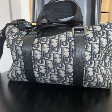 Sac bandoulière en toile Dior 
