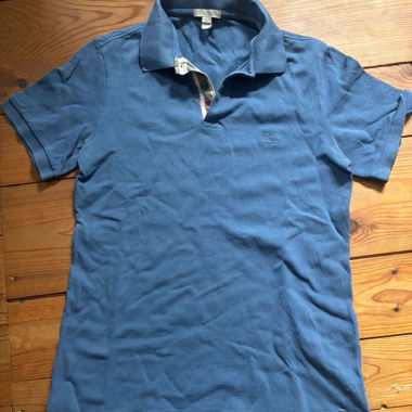 Burberry Blue Polo Shirt