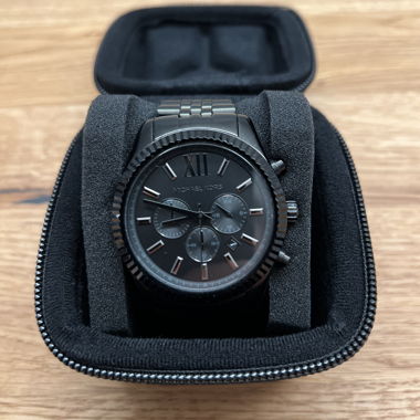 Michael Kors Armbanduhr schwarz