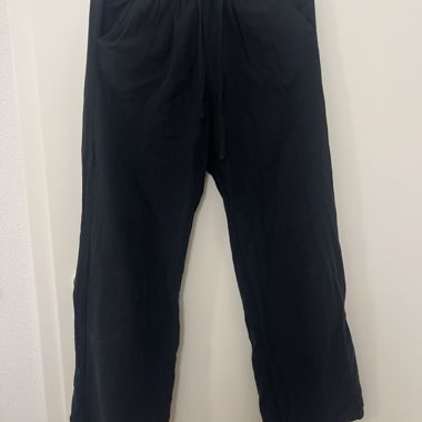 Leinenhose Schwarz Shein