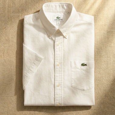 Camicia Lacoste bianca