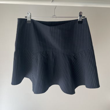 PULL&BEAR Gestreifter Dunkelblauer Minirock