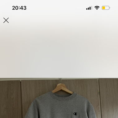 croped champion pulli