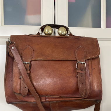 Echte Kamel-Ledertasche