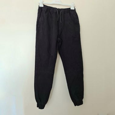 Bershka Slim Jogger Fit Trousers Black