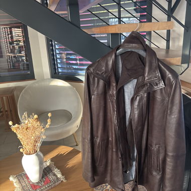 giacca in pelle