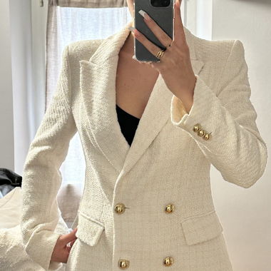 Blazer en tweed 