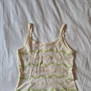 Perlen-Top Cami